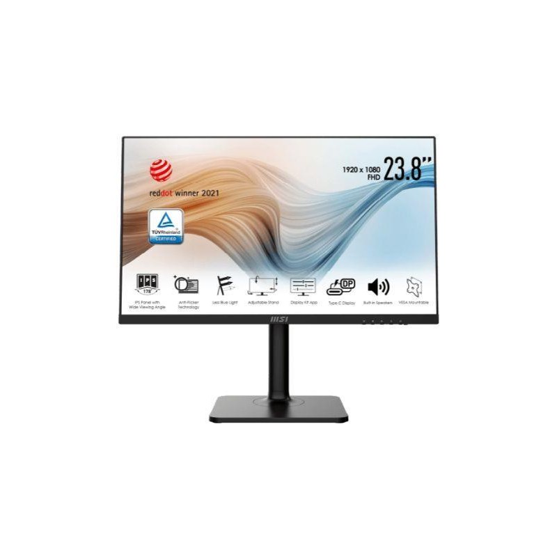 MONITOR 23.8 MSI IPS 16:9 FHD 250CD/M2 BK