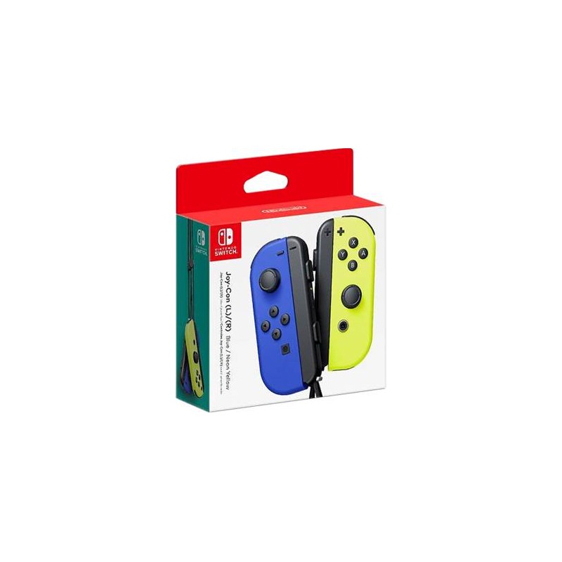 Coppia Controller Switch Joy-Con Blu / Giallo Neon