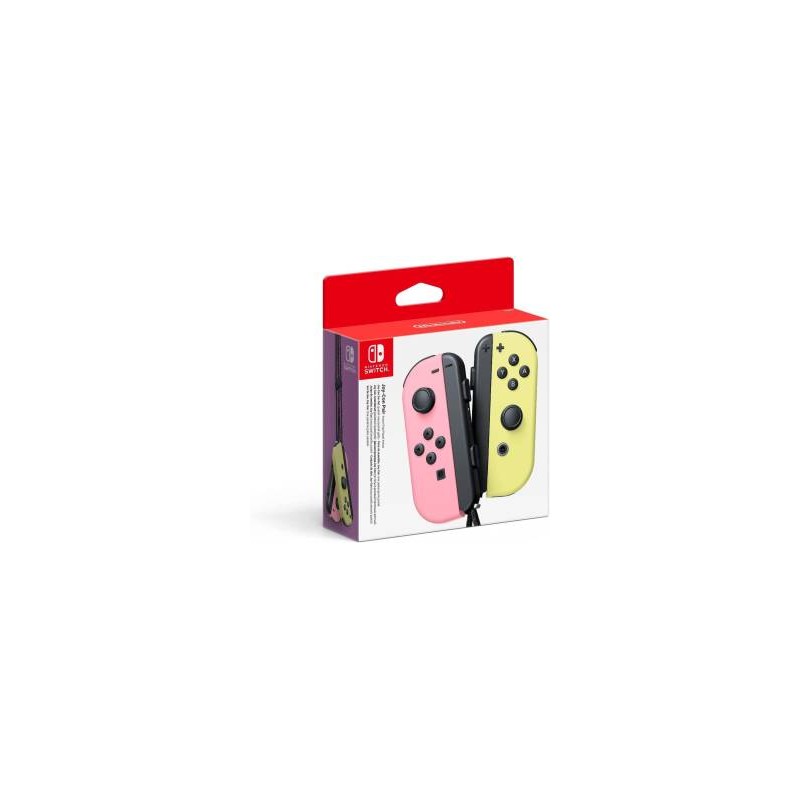 Coppia Controller Switch Joy-Con Rosa Pastello / Giallo Pastello