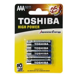 BATTERIE TOSHIBA ALCALINE...