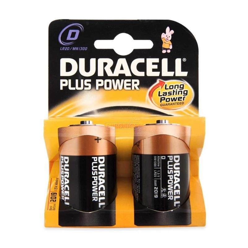 BATTERIE Duracell ALKALINE TORCIA D PLUS 1.5V MN1300 (MN1300 D2)