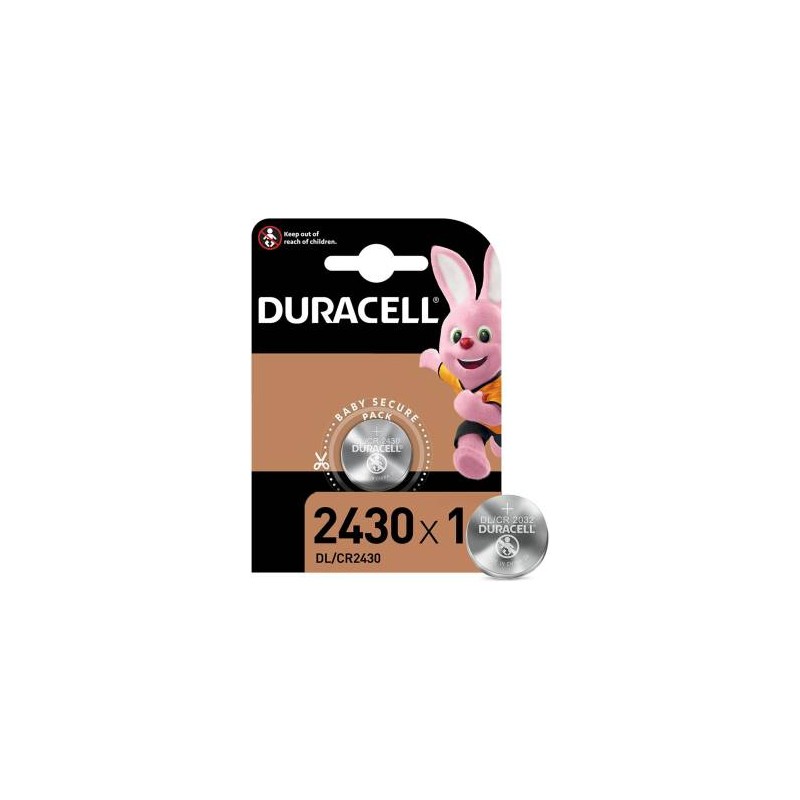 Batterie Duracell Lithium Bottone DL/CR2430 1pz