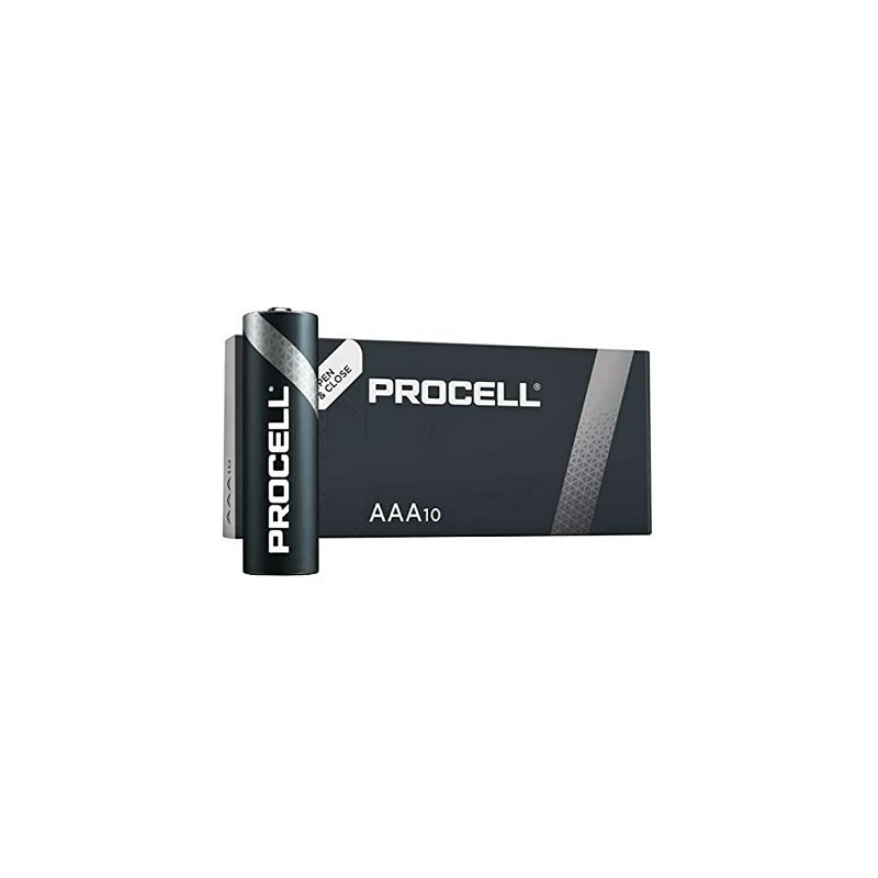 BATTERIE DURACELL PROCELL ALKALINE AAA10 1.5V MN2400 (10 PEZZI)