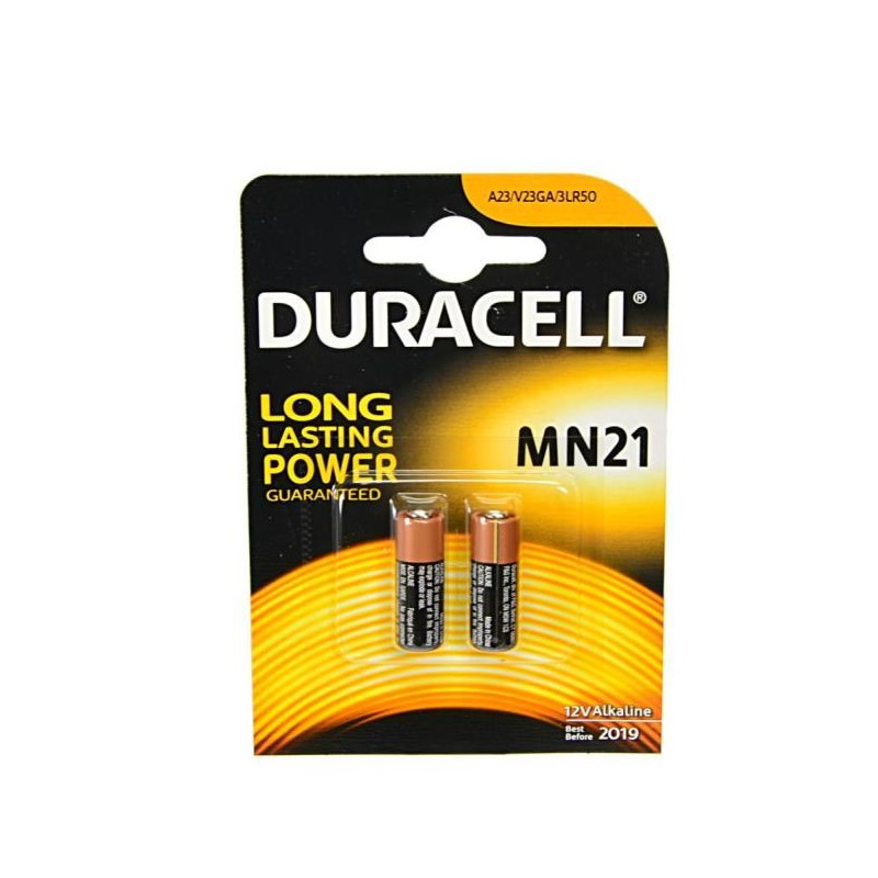 BATTERIE DURACELL ALCALINE TWIN PACK 1.2V MN21 (E23)