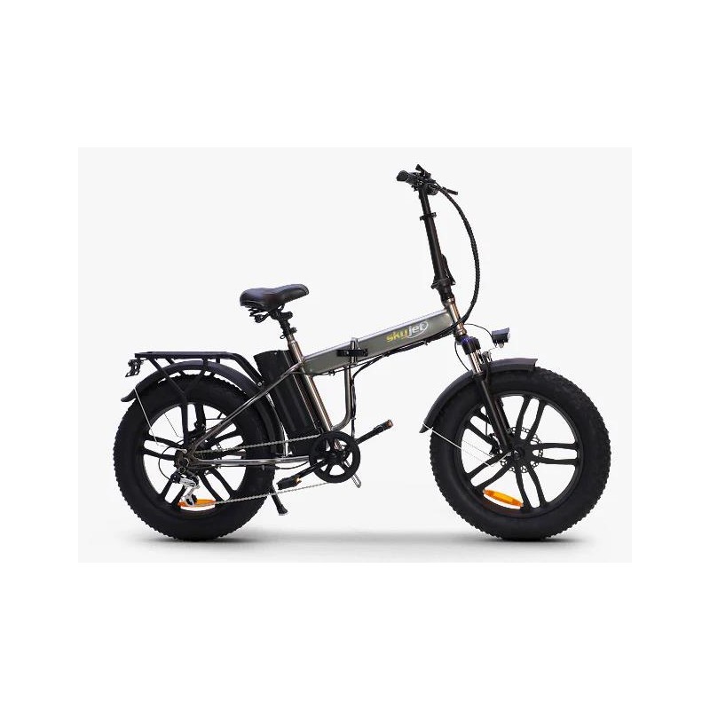 BICI ELETTRICA CON PEDALATA ASSISTITA FAT BIKE SKYJET 20'' NITRO PRO - 250W - GRIGIO