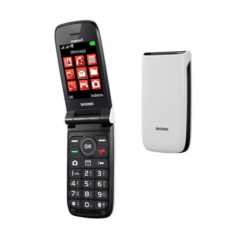 TELEFONO CELLULARE BRONDI MAGNUM 4 WHITE/BIANCO