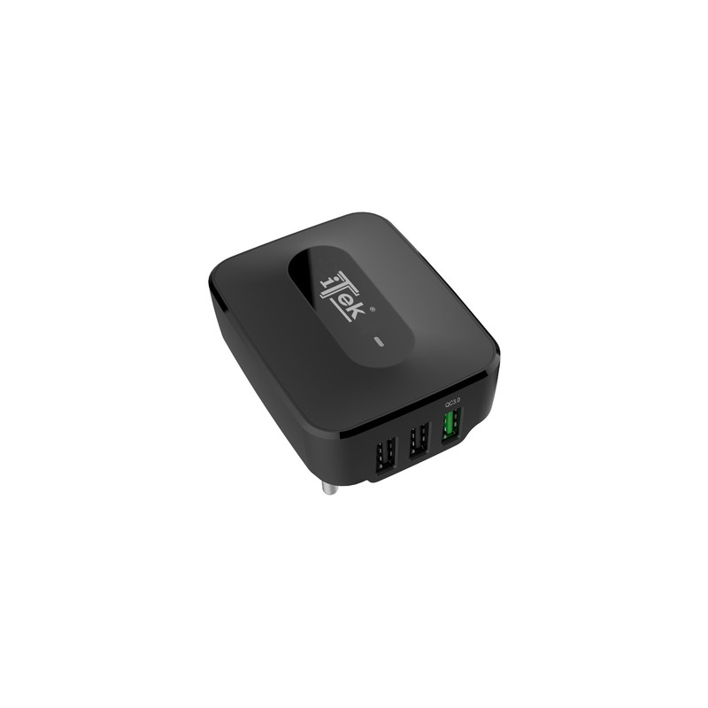 CARICABATTERIE DA MURO itek CON 3 PORTE USB - 25W (ITSCW3U25)