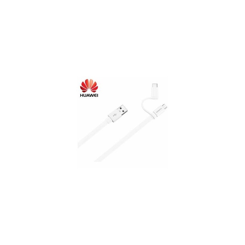 04071417 Huawei ACC HUA-AP55S Cavo USB to Micro-Usb / Type-C White