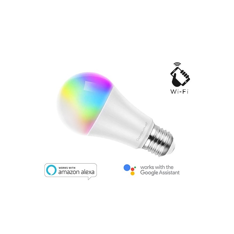 LAMPADA LED SMART EE-11WE27 RGB + BIANCO E27 CCT DIMMERABILE WIFI - ALEXA E GOOGLE HOME