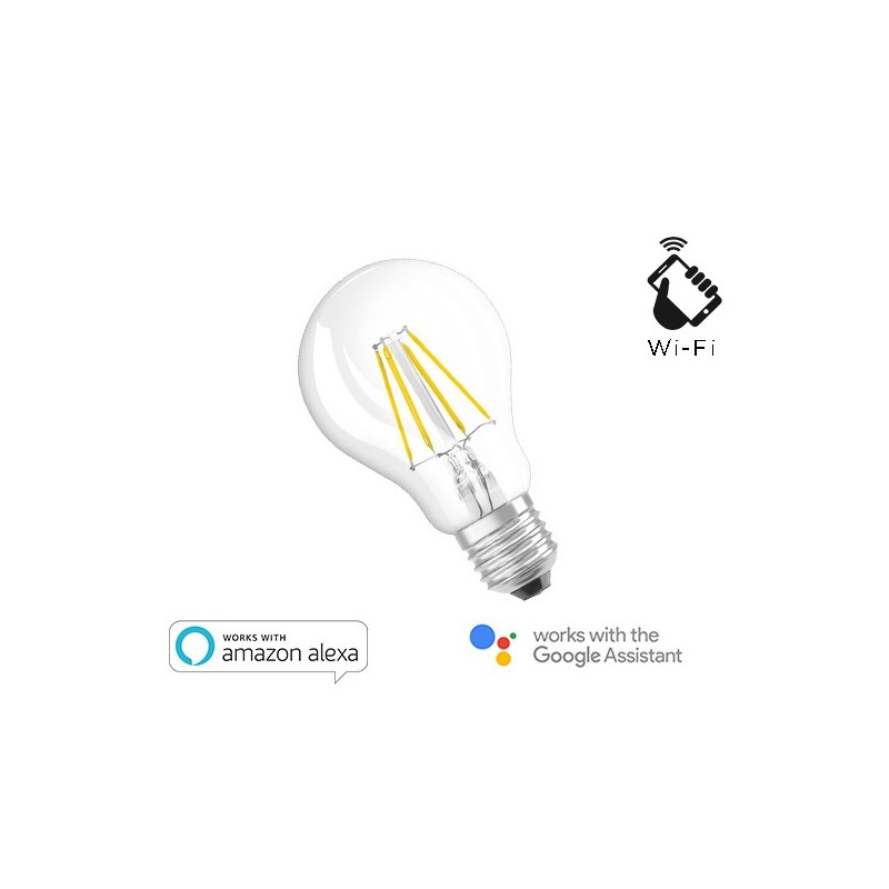 LAMPADA LED SMART EE-7WE27 BIANCO E27 CCT DIMMERABILE WIFI - ALEXA E GOOGLE HOME