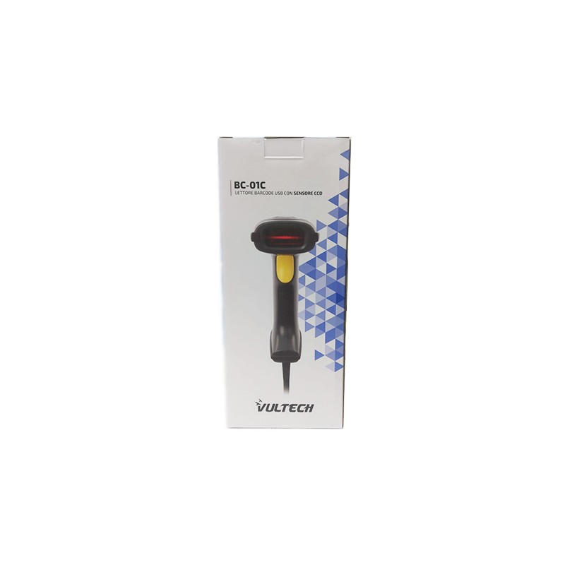 LETTORE BARCODE USB VULTECH BC-01C CCD LOTTERIA