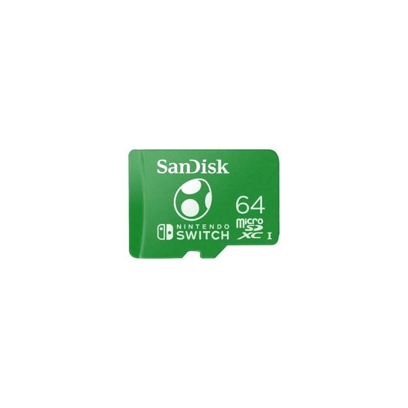 Switch Micro SDXC SanDisk 64GB for Nintendo Switch Yoshi