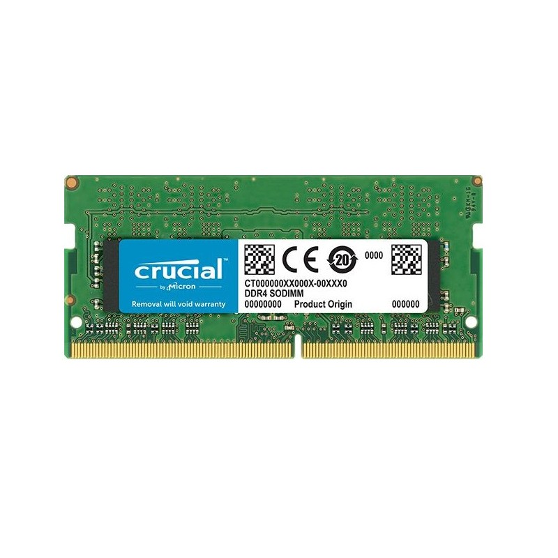 MEMORIA SO-DDR4 CRUCIAL 4GB PC2400 MHZ (1X4) CT4G4SFS824A