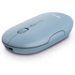 MOUSE TRUST PUCK WIRELESS BLU