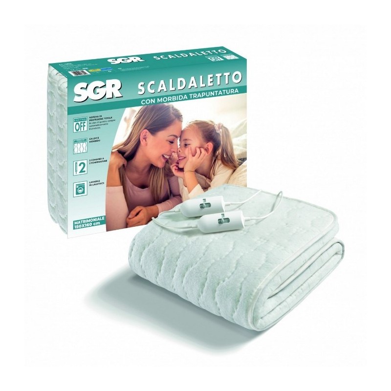 Scaldasonno Imetec termocoperta 16804 SGR RISCALDALETTO ELETTRICO MATRIMONIALE