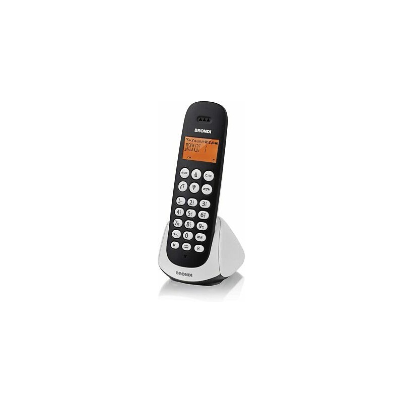 Telefono Cordless Brondi Adara Nero/Bianco