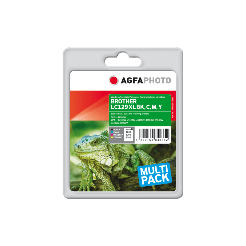 Cartuccia Originale Agfa Photo APB129SETD Multipack nero / ciano / magenta / giallo