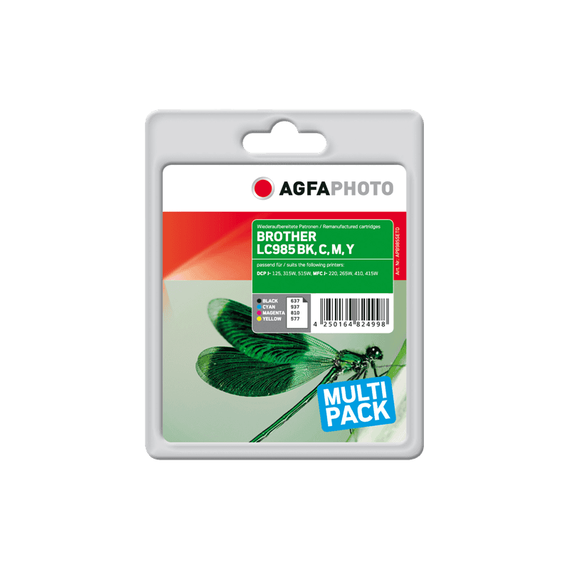 Cartuccia Originale Agfa Photo APB985SETD Multipack nero / ciano / magenta / giallo