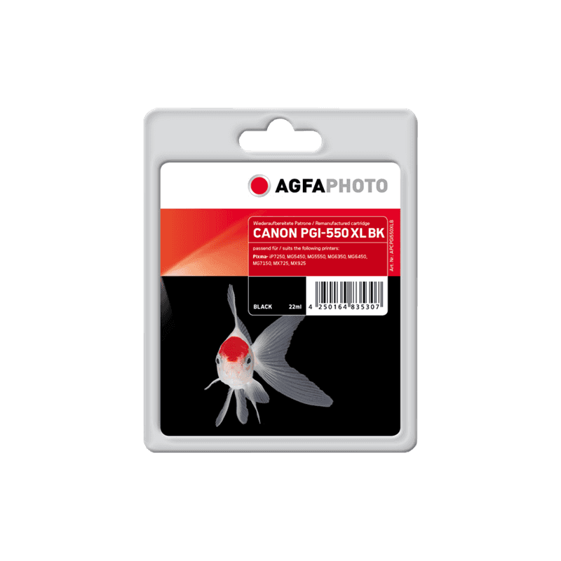 Cartuccia Originale Agfa Photo APCPGI550XLB black 500 pagine