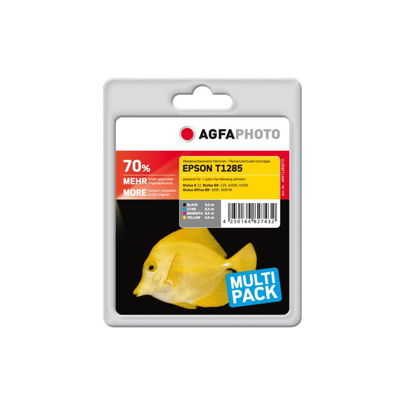 Cartuccia Originale Agfa Photo APET128SETD Multipack nero / ciano / magenta / giallo