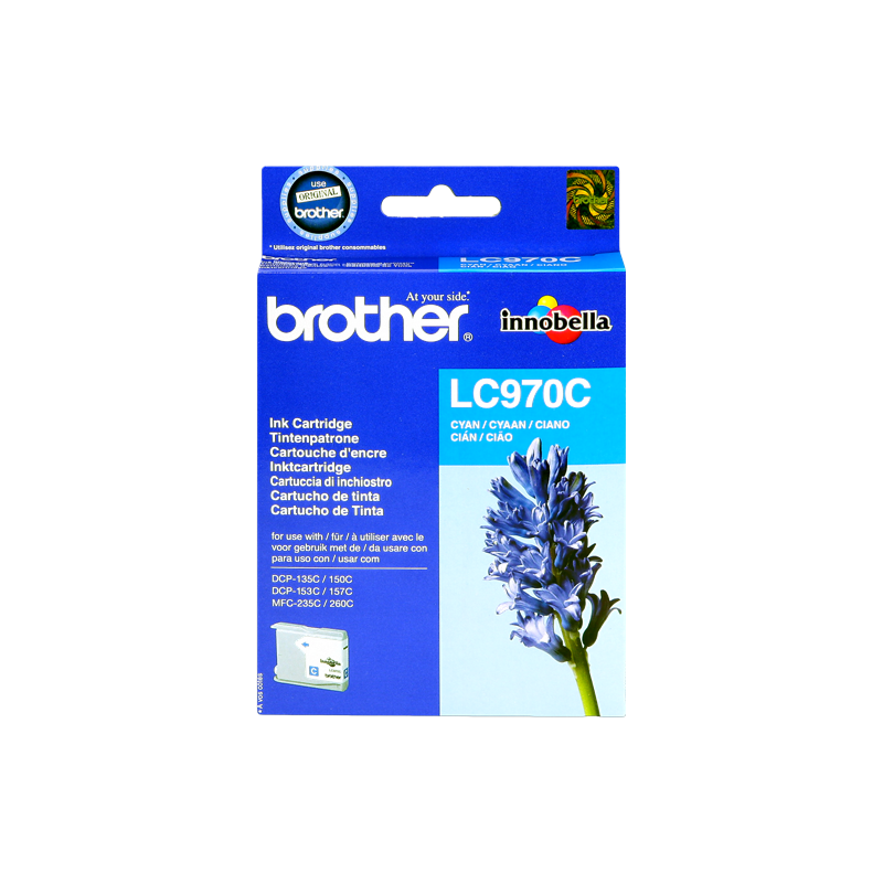 CARTUCCIA ORIGINALE BROTHER CIANO LC-970C LC-970 ~300 PAGINE