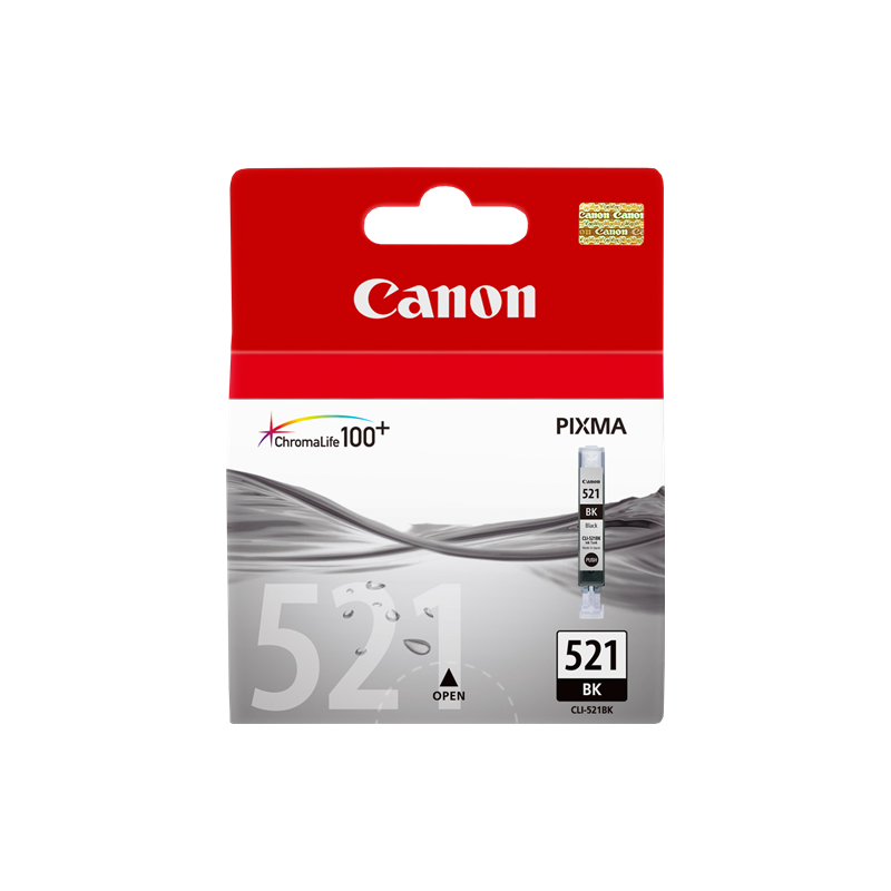 CARTUCCIA ORIGINALE CANON BLACK CLI-521bk 2933B001 9ml