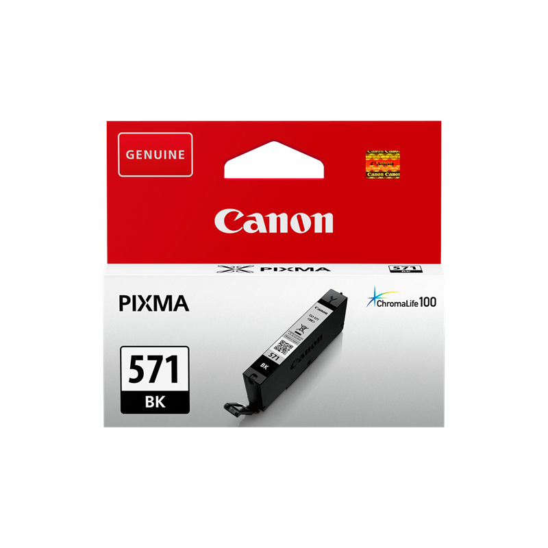 CARTUCCIA ORIGINALE CANON BLACK CLI-571bk 0385C001 6,5ml