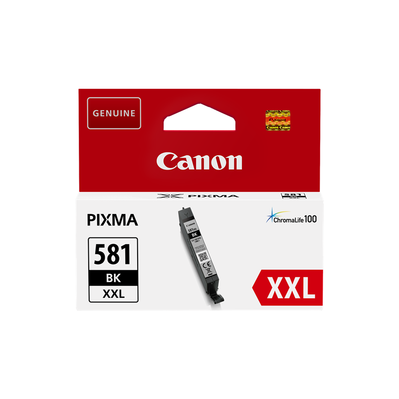 CARTUCCIA ORIGINALE CANON BLACK CLI-581bk XXL 1998C001 ~6360 PAGINE 11,7ml