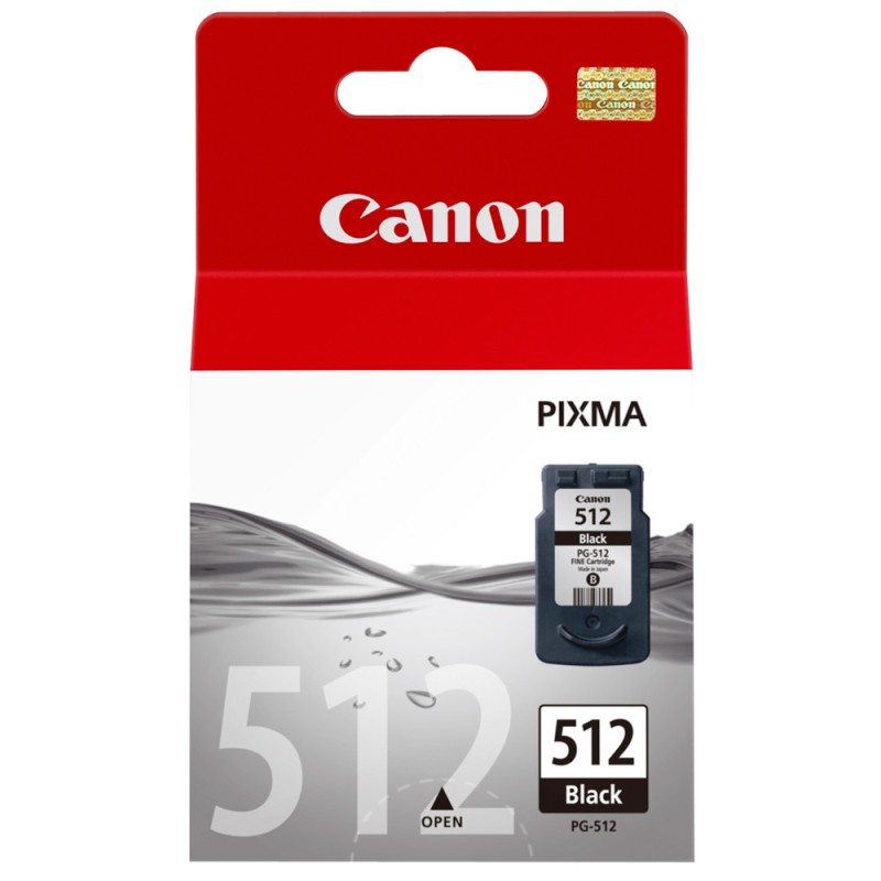 CARTUCCIA ORIGINALE CANON BLACK PG-512 2969B001 15ml