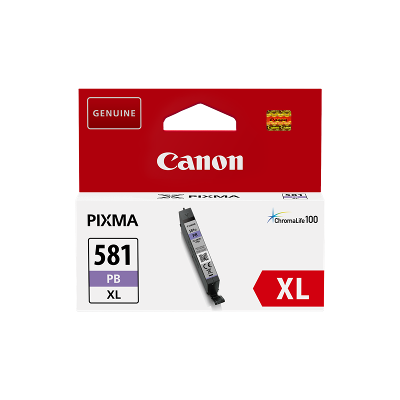 CARTUCCIA ORIGINALE CANON BLU CLI-581pb XL 2053C001 ~4710 PAGINE 8,3ml