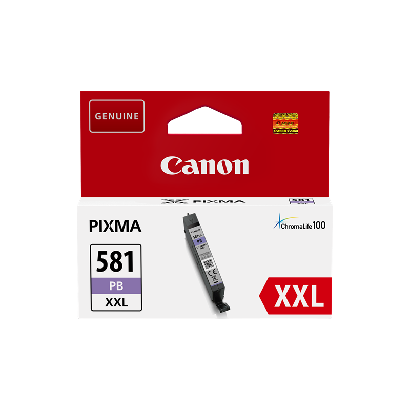 CARTUCCIA ORIGINALE CANON BLU CLI-581pb XXL 1999C001 ~9140 PAGINE 11,7ml