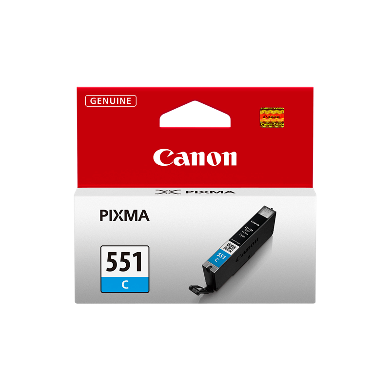 CARTUCCIA ORIGINALE CANON CIANO CLI-551C 6509B001 7ml