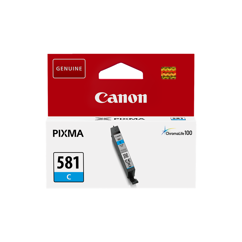 CARTUCCIA ORIGINALE CANON CIANOI CLI-581c 2103C001 ~259 PAGINE 5,6ml