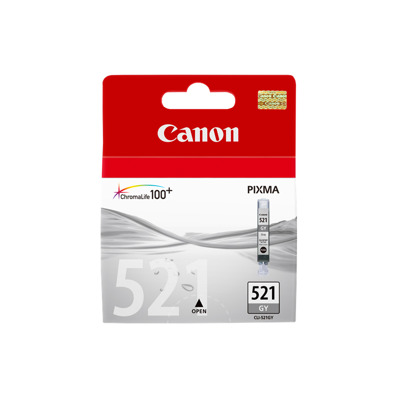 CARTUCCIA ORIGINALE CANON GRIGIO CLI-521gy 2937B001 9ml