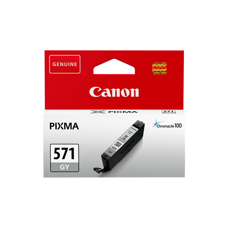 CARTUCCIA ORIGINALE CANON GRIGIO CLI-571gy 0389C001 6,5ml