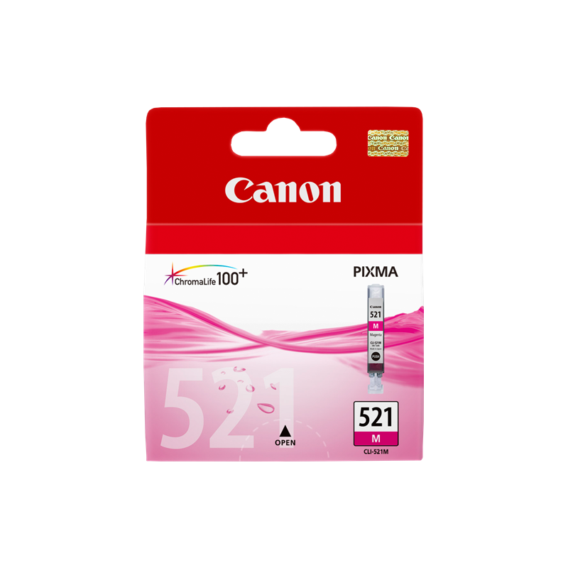 CARTUCCIA ORIGINALE CANON MAGENTA CLI-521m 2935B001 9ml