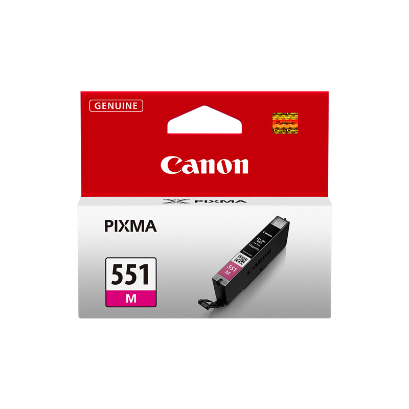 CARTUCCIA ORIGINALE CANON MAGENTA CLI-551M 6510B001 7ml