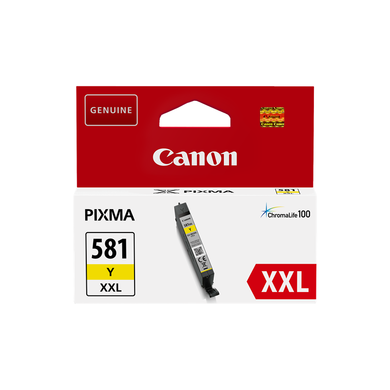 CARTUCCIA ORIGINALE CANON YELLOW CLI-581y XXL 1997C001 ~824 PAGINE 11,7ml