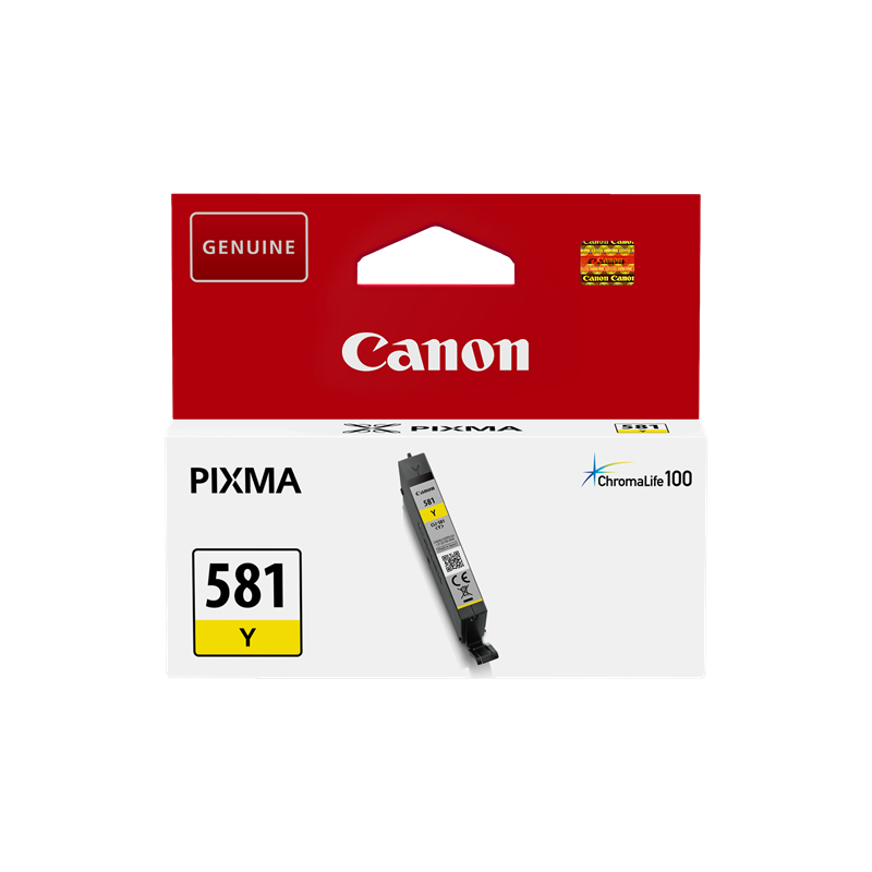 CARTUCCIA ORIGINALE CANON YELLOW CLI-581y 2105C001 ~257 PAGINE 5,6ml