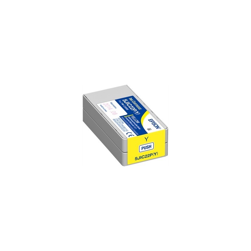 CARTUCCIA ORIGINALE EPSON GIALLO C33S020604 SJIC22P-Y 32,5ml