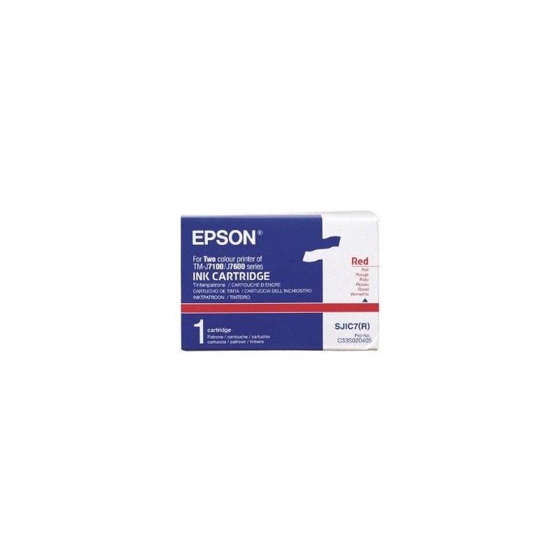 CARTUCCIA ORIGINALE EPSON ROSSO C33S020405 SJIC7-R