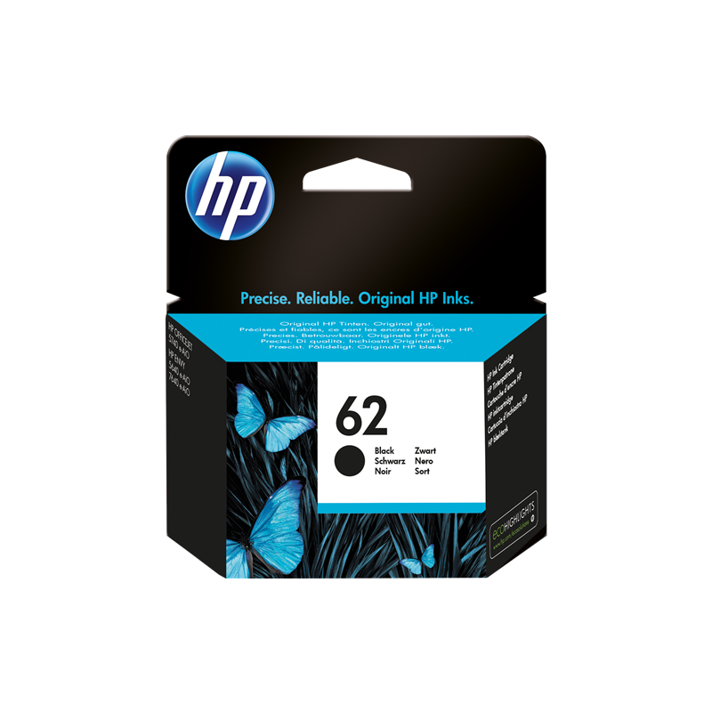 CARTUCCIA ORIGINALE HP C2P04AE 62 BLACK