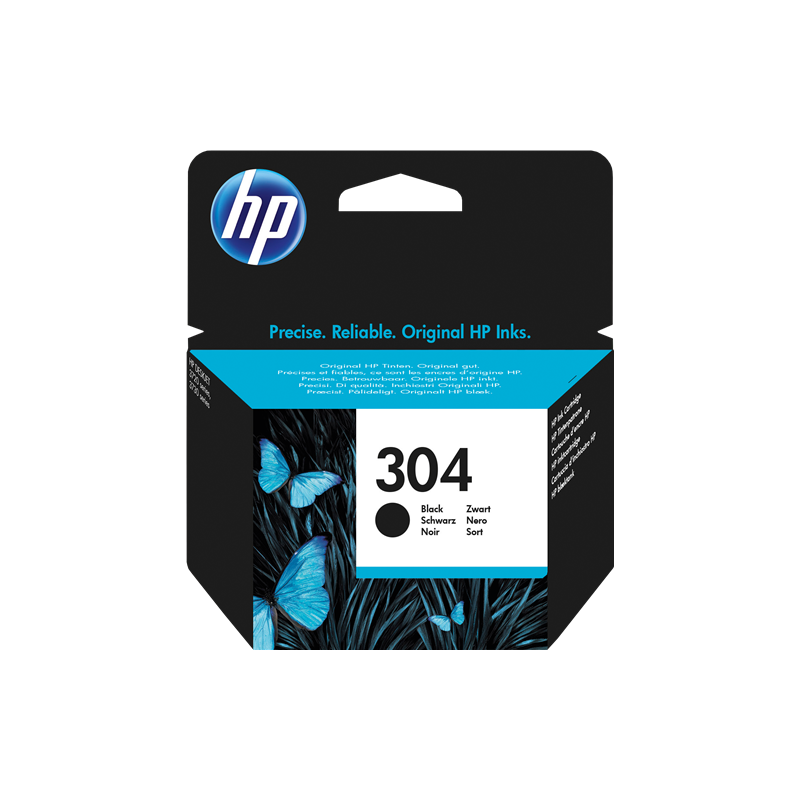 CARTUCCIA ORIGINALE HP N9K06AE 304 BLACK