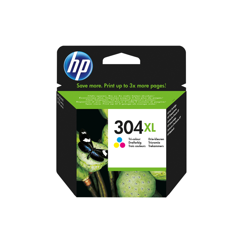 Cartuccia Originale HP N9K07AE 304 XL colore 300 pagine