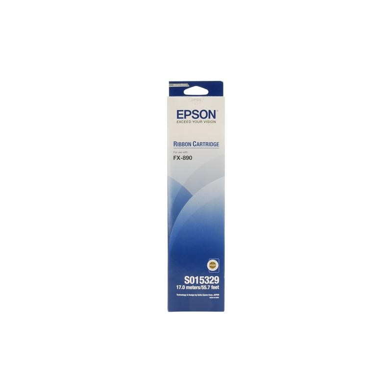 NASTRO ORIGINALE EPSON BLACK C13S015329 S015329 nastro in tessuto, 7,5 milioni cifre