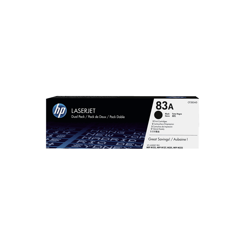 Nastro Originale HP CF283AD 83A Multipack black