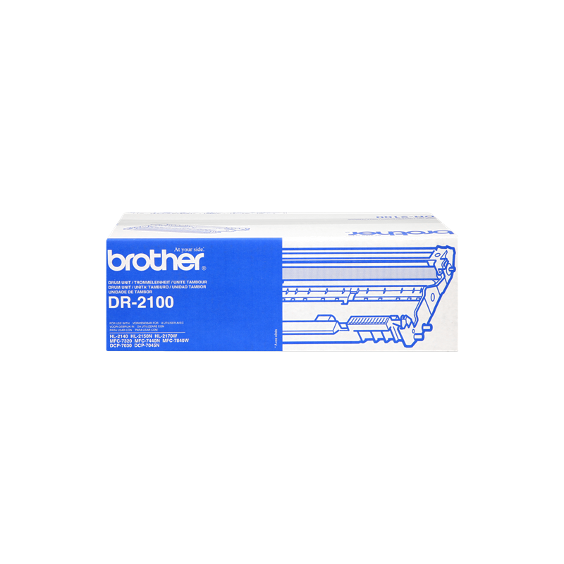 TAMBURO ORIGINALE BROTHER BLACK DR-2100 ~12000 PAGINE