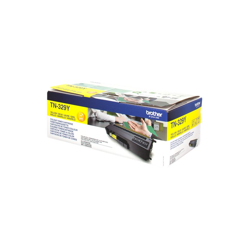 TONER ORIGINALE BROTHER giallo TN-329Y ~6000 Seiten