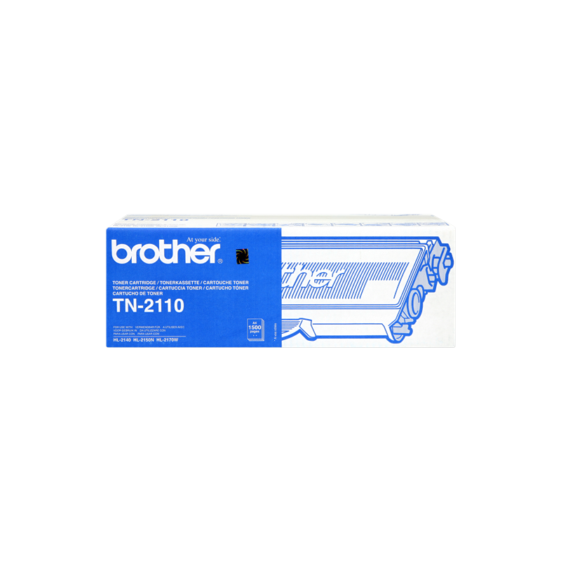 TONER ORIGINALE BROTHER nero TN-2110 ~1500 Seiten