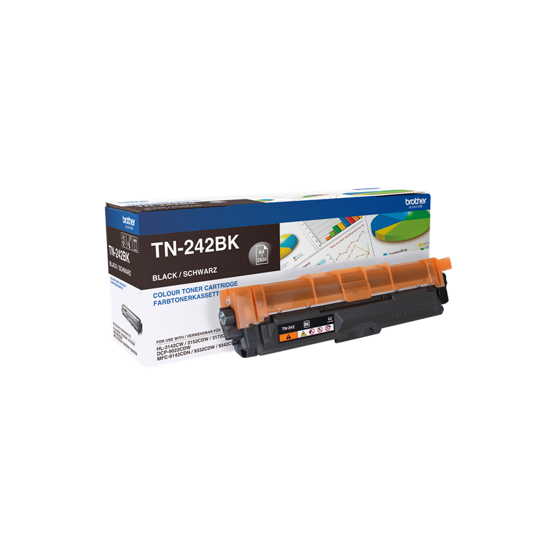 TONER ORIGINALE BROTHER nero TN-242BK ~2500 Seiten